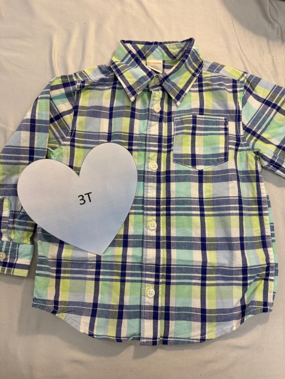 Gymboree - 3T - Plaid Button-Up Shirt